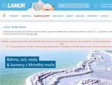 Tablet Screenshot of lamur.cz